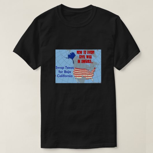Verhandel Texas voor Baja T-shirt (Design voorkant)