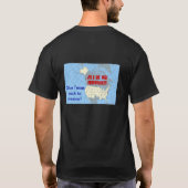 Verhandel Texas voor Baja T-shirt (Achterkant)
