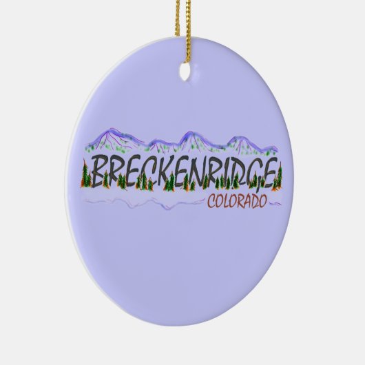 Verhangend ornament van Breckenridge Colorado (Rechts)