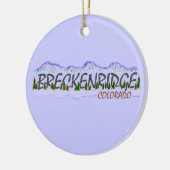 Verhangend ornament van Breckenridge Colorado (Links)