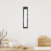 Verhangende banner voor de sticker van de werkneme poster (Keuken)