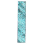 Verhard blauw neongelaagd papier medium tafelloper (Voorkant)