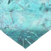 Verhard blauw neongelaagd papier medium tafelloper (Hoek)