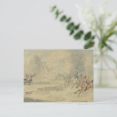 Verhard botanist (w/c, pen & inkt en potlood op briefkaart (Staand voorkant)