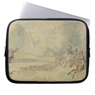 Verhard botanist (w/c, pen & inkt en potlood op laptop sleeve