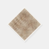 Verhard bruin Harlequin-papier Servet (Hoek)