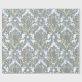 Verhard Damaspatroon Cadeaupapier (Vlak)