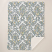 Verhard Damaspatroon Sherpa Deken (Voorkant)