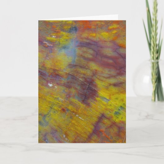 Verhard hout kaart (Voorkant)