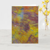 Verhard hout kaart (Gele Bloem)