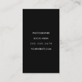 Verhard hout met opgerolde en vignet visitekaartje (Achterkant)