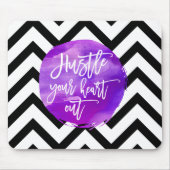 Verhard je hart uit | PAARSE WATERVERF Muismat (Voorkant)