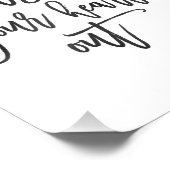 Verhard je hart uit | Waterverf Art Print Foto Afdruk (Hoek)