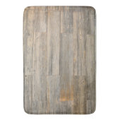 Verhard licht Rustisch houtachtige planken Badmat (Voorkant Verticaal)