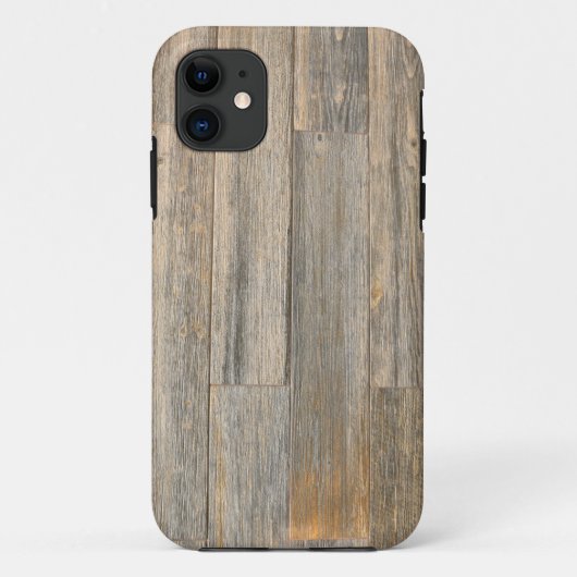 Verhard licht Rustisch houtachtige planken Case-Mate iPhone Case (Achterkant)
