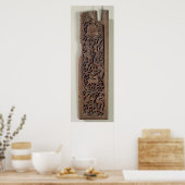 Verhard paneel versierd met een lendenspeler poster (Keuken)