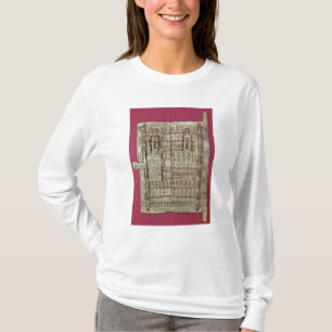 Verharde deur voor een granaat t-shirt