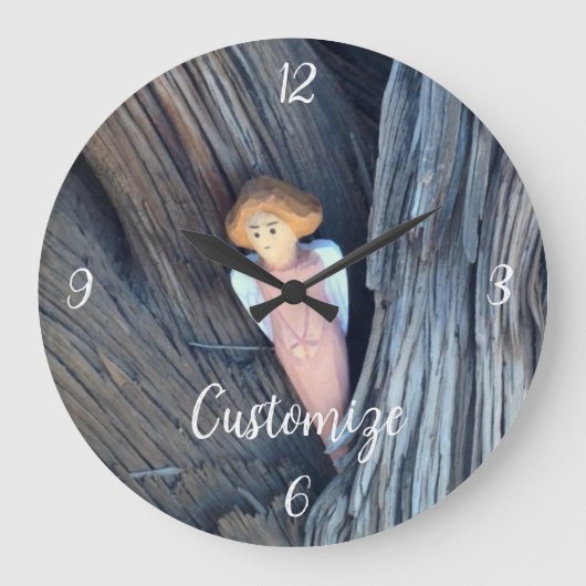 Verharde engel in de Thunder Cove Grote Klok (Voorkant)