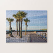 Verharde loopbrug naar Pensacola Beach Jigsaw Puzz Legpuzzel (Horizontaal)