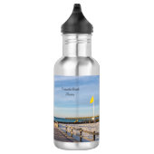 Verharde loopbrug naar Pensacola Beach Water Bottl Waterfles (Rechts)