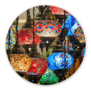 Verhardende mozaïeklamp keramische knop