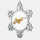 Verhardingslamp Tin Sneeuwvlok Ornament (Rechts)