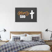 Verheerlijken God Canvas Print (Insitu (Slaapkamer))