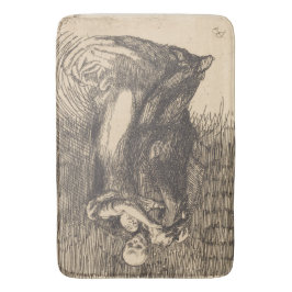 Verheerlijkte Liefde (door Paul-Albert Besnard) Badmat