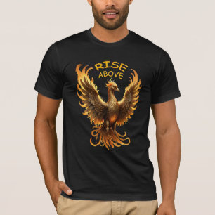 Verhef je boven de Phoenix Vuur Mythologische Voge T-shirt