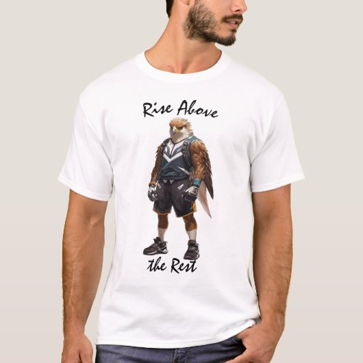 Verhef je boven de rest Eagle Warrior T-shirt (Voorkant)