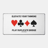 Verhef Je Denken Speel Duplicate Bridge Bureaumat (Voorkant)