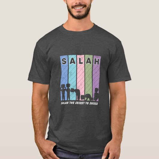 Verhef je geloof: 'Salah het geheim van succes' T-shirt (Voorkant)