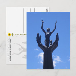 Verhef je, Omaha, NE - ansichtkaart Briefkaart