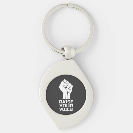 Verhef je stem 1 W Sleutelhanger (Voorkant)