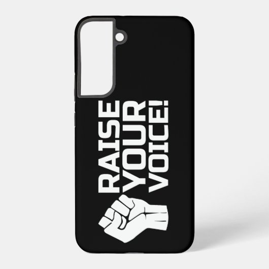 Verhef je stem 2 W Samsung Galaxy Hoesje (Achterkant)