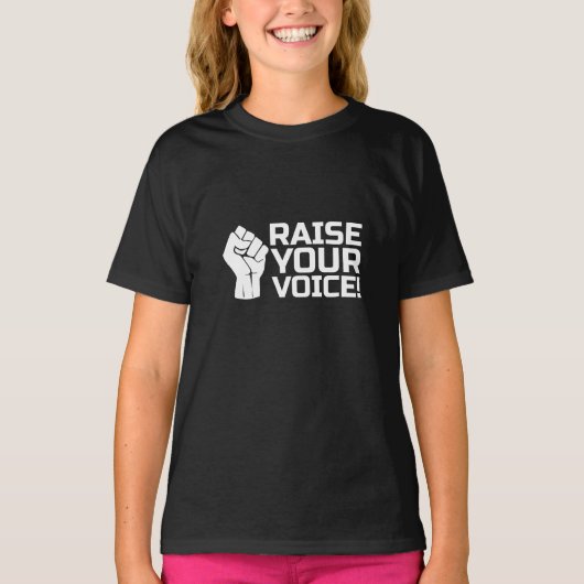 Verhef je stem 2 W T-shirt (Voorkant)