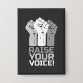 Verhef Je Stem 3 W Button (Voorkant)