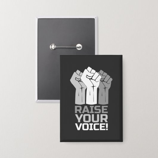 Verhef Je Stem 3 W Button (Voorkant / Achterkant)