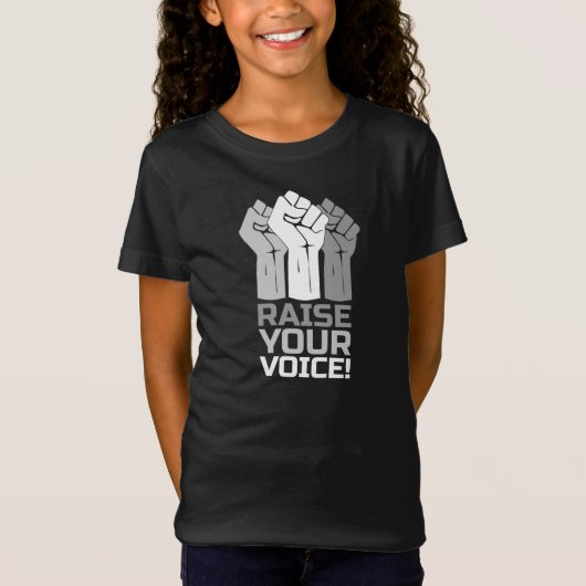 Verhef je stem 3 W T-shirt (Voorkant)