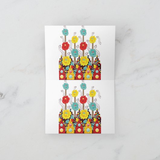 Verhef uw bedankbriefjes met moderne bedankkaart (Binnen)