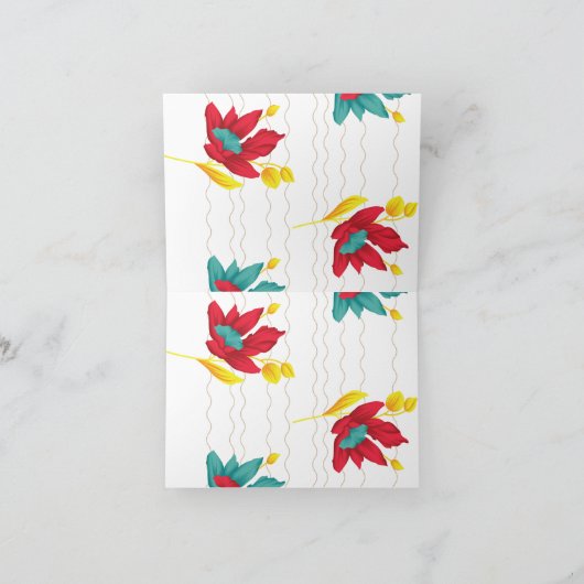 Verhef uw bedankbriefjes met moderne bedankkaart (Binnen)