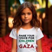 Verhef uw stem voor de kinderen van Gaza T-shirt