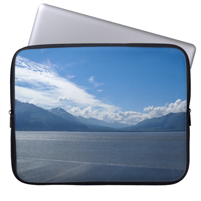 Verheffende Alaska-bergen Laptop Sleeve (Voorkant)