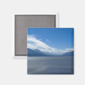 Verheffende Alaska-bergen Magneet (Voorkant / Achterkant)