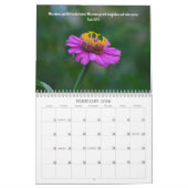 Verheffende Faith Bible Verse Natuur Kalender (Feb 2026)
