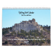Verheffende Faith Bible Verse Natuur Kalender (Hoes)