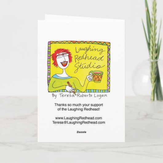 Verheffende gedachten! kaart (Achterkant)