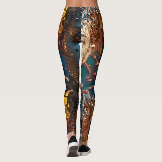 Verhelder uw dag met onze Vrolijke Critters Carto Leggings (Achterkant)
