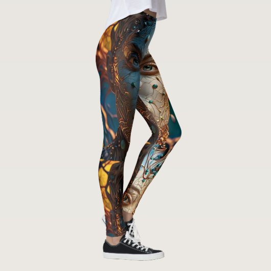 Verhelder uw dag met onze Vrolijke Critters Carto Leggings (Rechts)