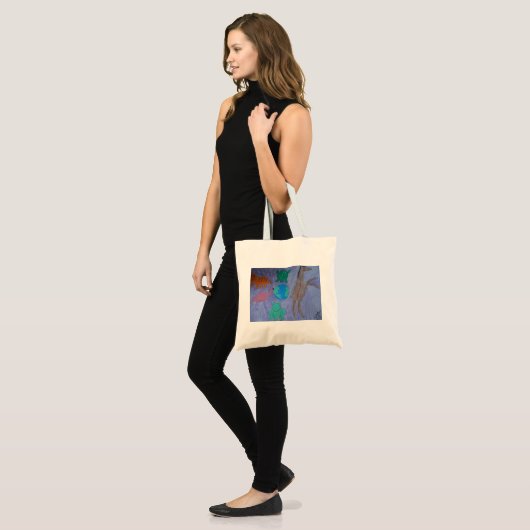 Verheldering met kunst tote bag (Voorkant (model))